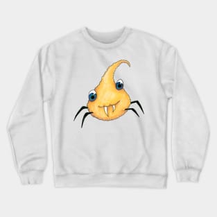 Orange droplet monster Crewneck Sweatshirt